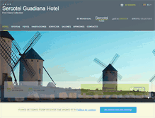 Tablet Screenshot of hotelguadiana.com